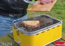 Pöytähiiligrilli Barbecook Carlo 44 x 33 x 21 cm, keltainen