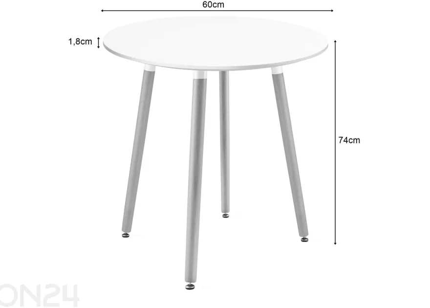 Pöytä Kami Ø 60 cm
