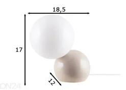 Pöytä-/seinävalaisin Ripley, beige