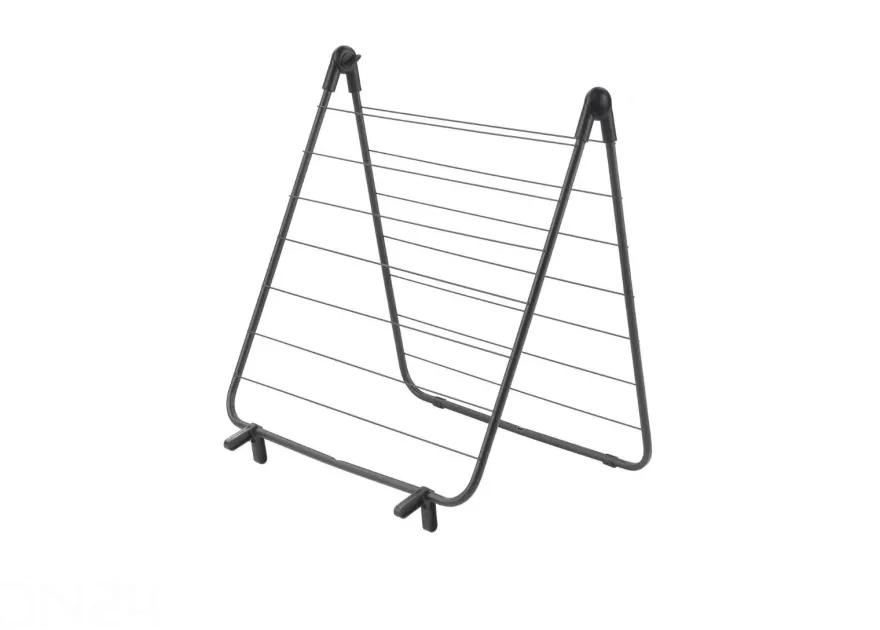 Pyykinkuivausteline kylpyammeeseen Nevis Onyx 7 m, musta