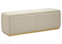 Rahi säilytystilalla 130 cm, kermanvärinen