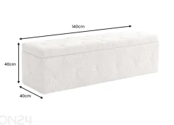 Rahi säilytystilalla Extravagancia 40x140 cm