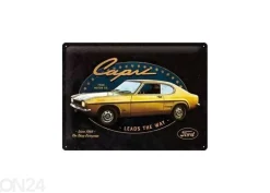 Retro metallijuliste Ford - Capri Leads The Way 30x40 cm