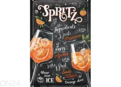 Retro metallijuliste 20x30 cm / Aperol Spritz
