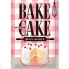 Retro metallitaulu Bake a cake 20x30 cm