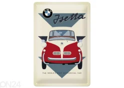 Retro metallitaulu BMW Isetta 20x30cm