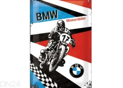 Retro metallitaulu BMW Motorräder 20x30 cm