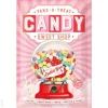 Retro metallitaulu Candy 20x30 cm