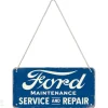 Retro metallitaulu Ford - Service & Repair 10x20 cm
