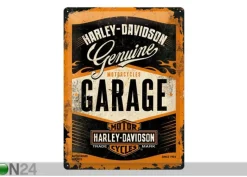 Retro metallitaulu Harley-Davidson Garage 30x40 cm