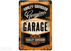 Retro metallitaulu Harley-Davidson Garage 20x30 cm