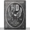 Retro metallitaulu Harley-Davidson - Metal Eagle 30x40 cm