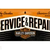 Retro metallitaulu Harley-Davidson Service & Repair 25x50 cm