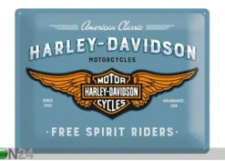 Retro metallitaulu Harley-Davidson logo 30x40 cm