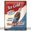 Retro metallitaulu Have a Cola! 30x40 cm