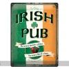 Retro metallitaulu Irish Pub 30x40 cm