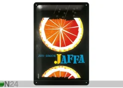 Retro metallitaulu Jaffa 20x30 cm