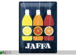 Retro metallitaulu Jaffa 30x40 cm