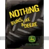 Retro metallitaulu John Deere Nothing runs like a deere 30x40cm