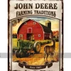 Retro metallitaulu John Deere Farming Traditions 30x40cm