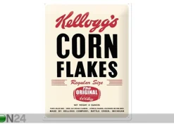 Retro metallitaulu Kellogg's Corn Flakes The Original 30x40 cm