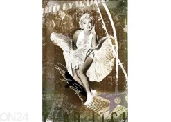 Retro metallitaulu Marilyn Monoroe Hollywood 20x30cm