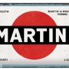 Retro metallitaulu Martini - Logo white 20x30 cm