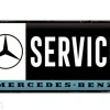 Retro metallitaulu Mercedes-Benz - Service 25x50 cm