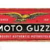 Retro metallitaulu Moto Guzzi 10x20 cm