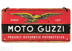 Retro metallitaulu Moto Guzzi 10x20 cm