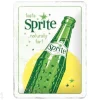 Retro metallitaulu Sprite - Bottle 15x20 cm