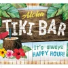 Retro metallitaulu Tiki Bar 20x30 cm
