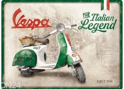 Retro metallitaulu Vespa - Italian Legend 30x40 cm