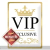 Retro metallitaulu VIP Exclusive Metallic 30x40 cm