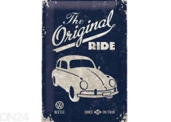 Retro metallitaulu VW Beetle The Original Ride 20x30 cm