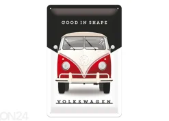 Retro metallitaulu VW Bulli Good in Shape 20x30 cm