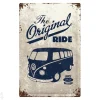Retro metallitaulu VW Bulli The Original Ride 40x60 cm