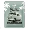 Retro metallitaulu VW Bulli 15x20 cm