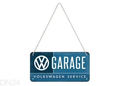 Retro metallitaulu VW Garage 10x20 cm