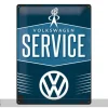 Retro metallitaulu VW Service 30x40 cm