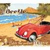 Retro metallitaulu WV Beetle 20x30 cm