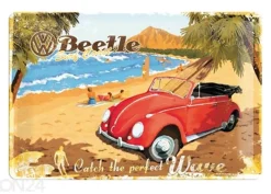 Retro metallitaulu WV Beetle 20x30 cm