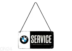 RETRO seinäkello BMW SERVICE 10x20 cm