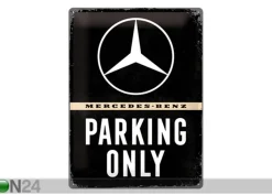 Retrotyylinen metallitaulu Mercedes-Benz Parking Only 30x40cm