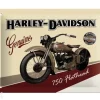Retrotyylinen metallitaulu Harley-Davidson 750 Flathead 15x20cm