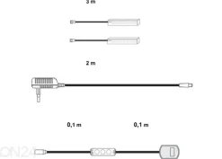 RGB LED-valaistus hyllyn alle, 2 kpl