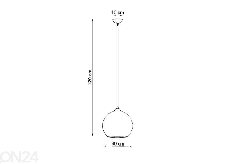 Riippuvalaisin Ball, kirkas