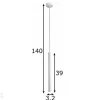 Riippuvalaisin Loya White LED