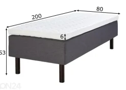 Runkopatja Base 80x200 cm