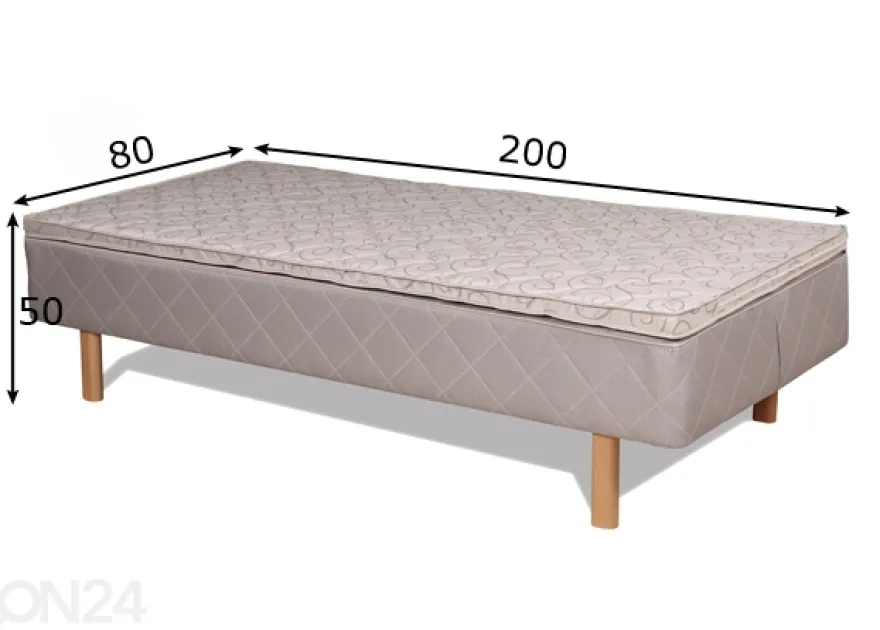 Runkopatja Daiton + petauspatja 80x200 cm